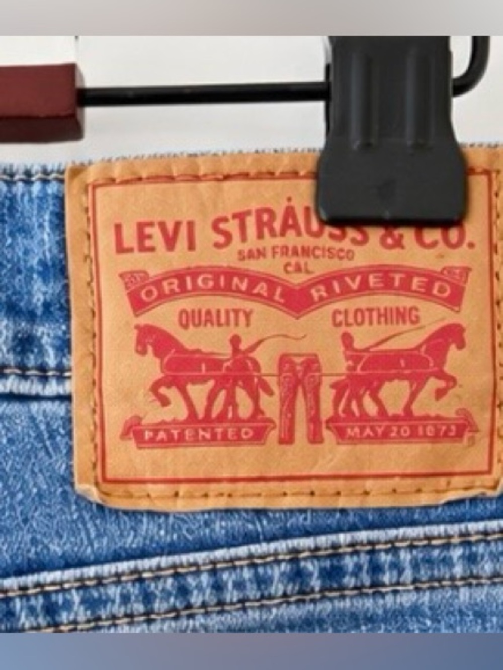 Levi’s 725 High‎ Rise Bootcut Jeans Women’s Size 31 Medium Wash Stretch Denim - Picture 4 of 7